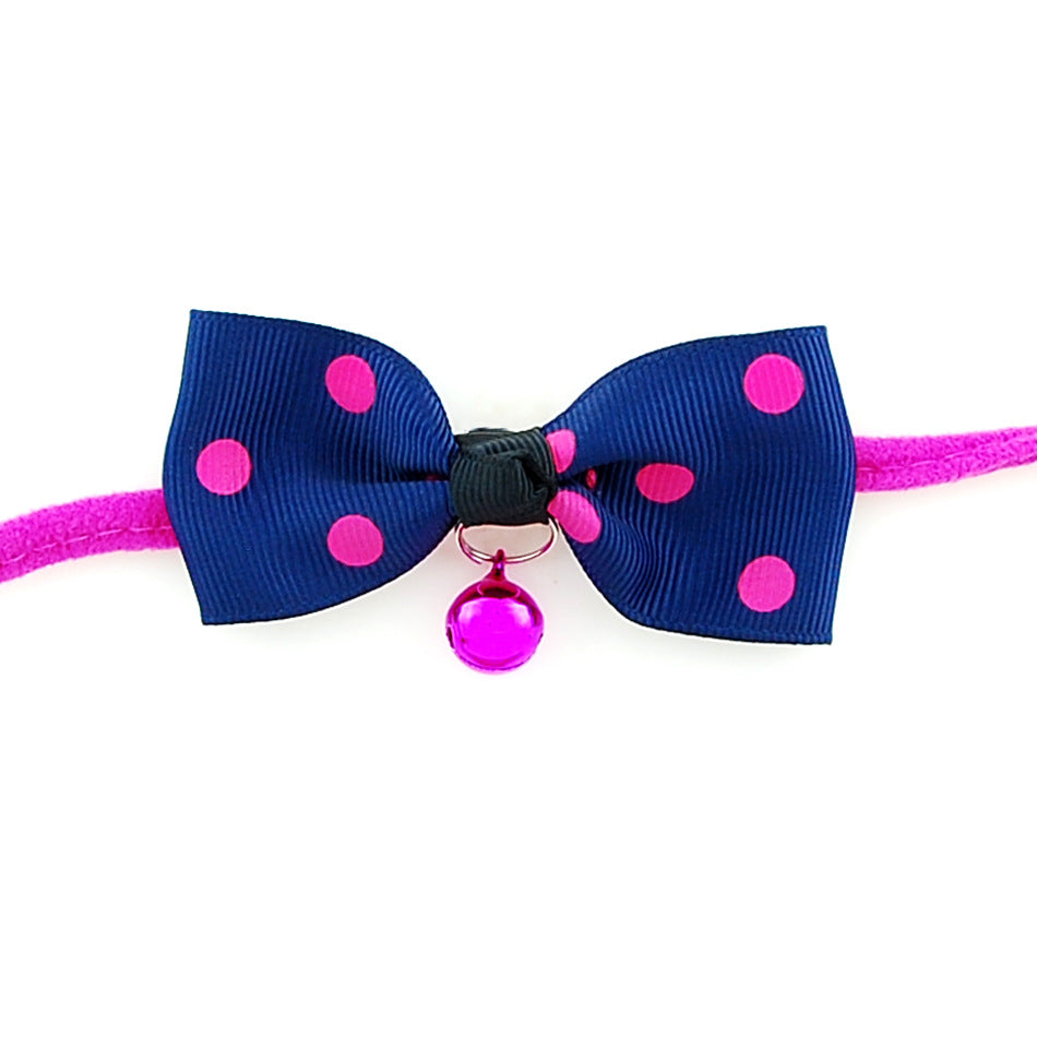 Pet Elegance Bow Tie with Copper Bell