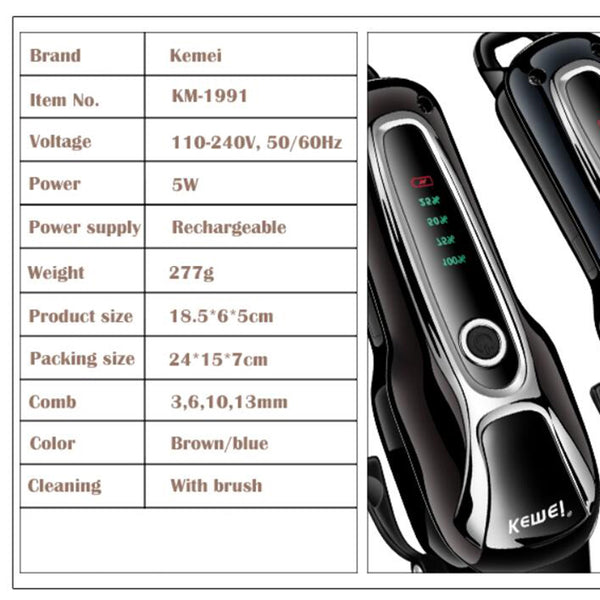 Rechargeable Pet and Human Shaver