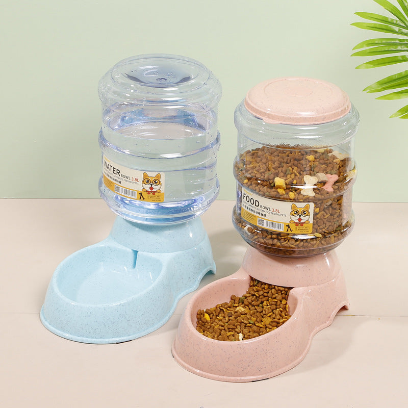 Pet Feeder and Water Dispenser Set