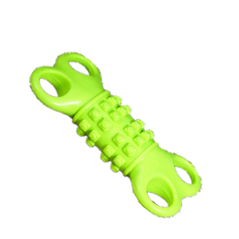 Durable Four-Hole Bone Biting Toy for Dogs