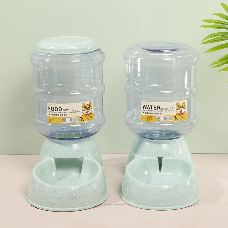 Pet Feeder and Water Dispenser Set