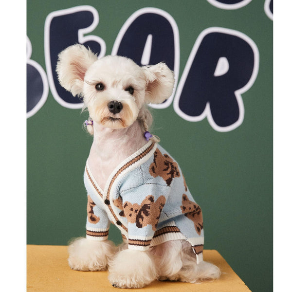 Cozy Bear Cardigan for Pets