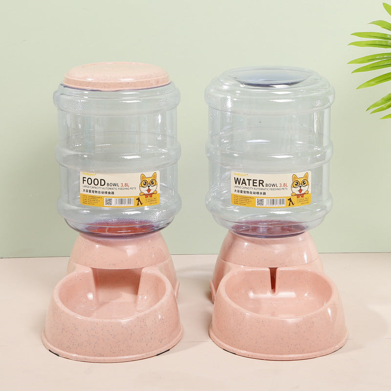 Pet Feeder and Water Dispenser Set