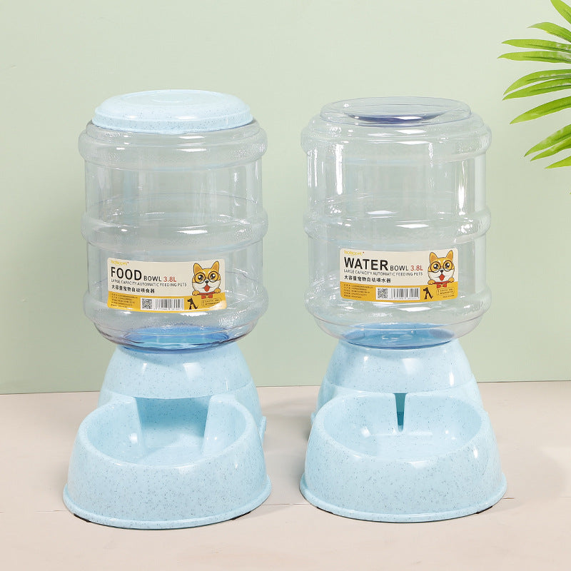 Pet Feeder and Water Dispenser Set