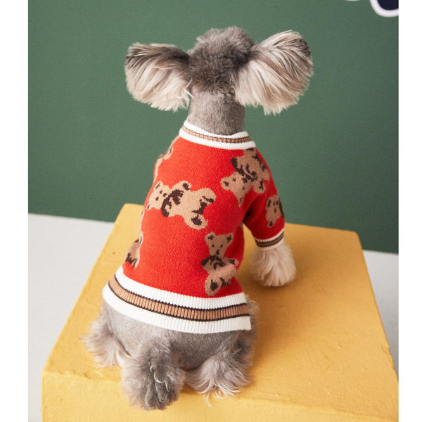 Cozy Bear Cardigan for Pets