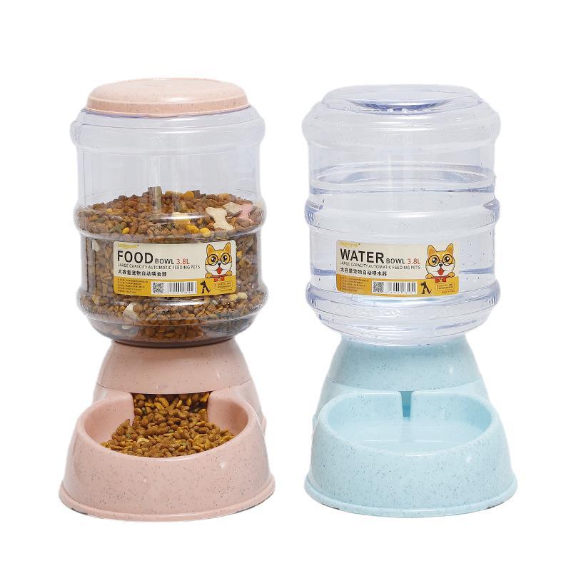 Pet Feeder and Water Dispenser Set