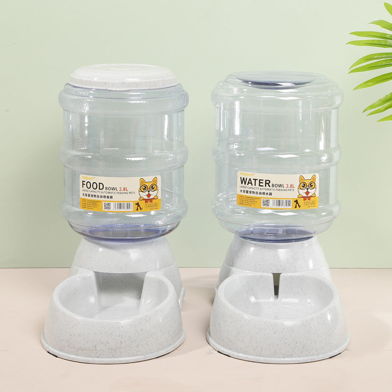 Pet Feeder and Water Dispenser Set